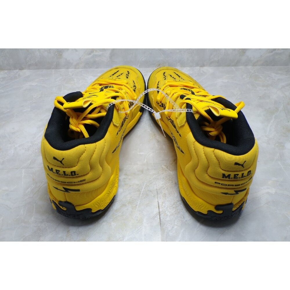 Puma Basketball Shoes MB.03 Melo Yellow for Porsche Turbo 911 Size 12 309847-01